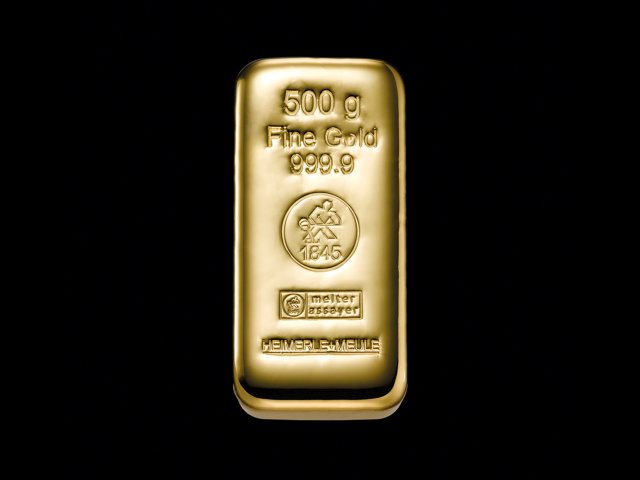 Goldbarren - 500 Gramm 